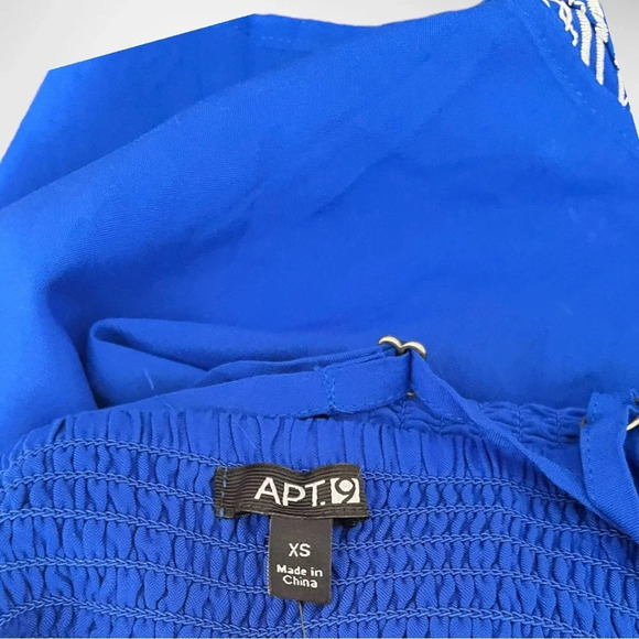 APT 9 Women's‎ Royal Blue Mini A Line Dress With Spaghetti Straps | XS | NWT - Picture 3 of 5